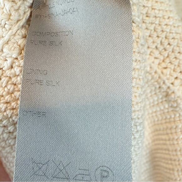 Intoca. Women’s Cream Cardigan Long Silk Pockets Sz‎ 1 - Picture 11 of 12